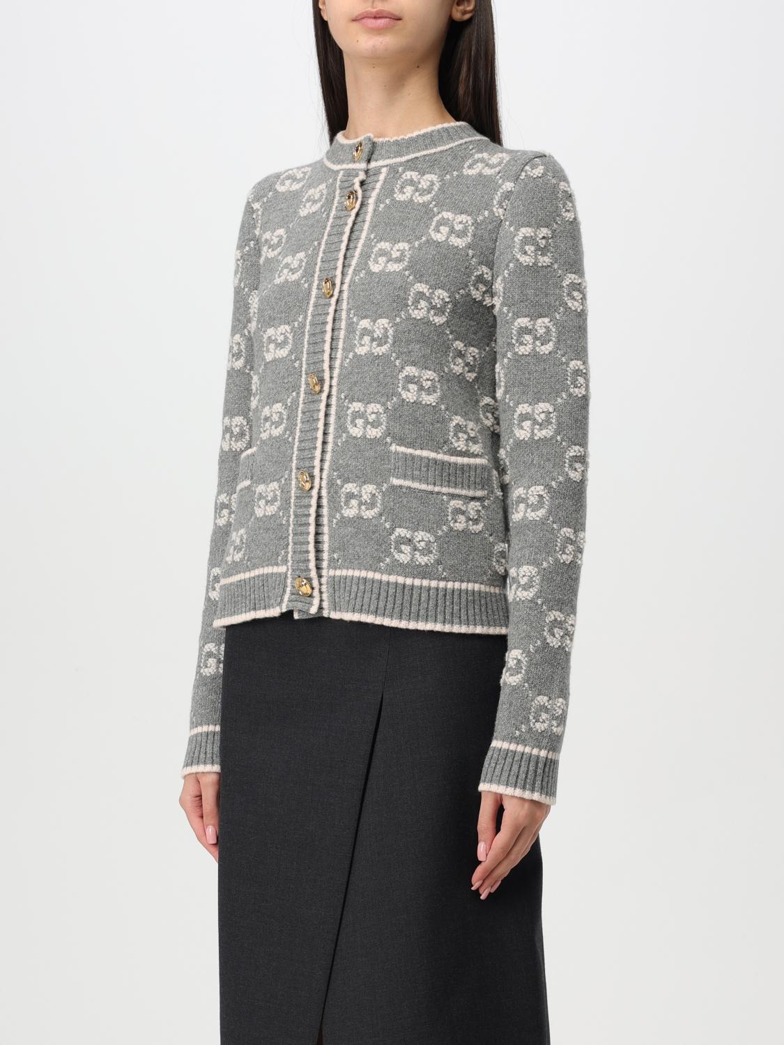 Gucci Sweater woman - Grey | 713300XKCNA | GIGLIO.COM