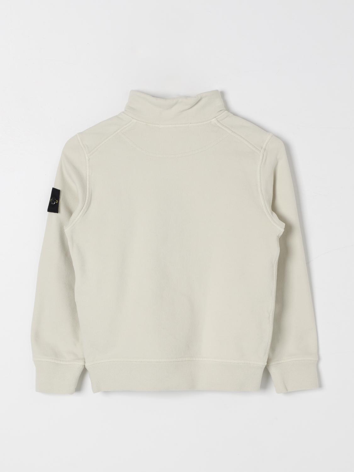 STONE ISLAND JUNIOR PULLOVER: Pullover kinder Stone Island Junior, Yellow Cream - Img 2