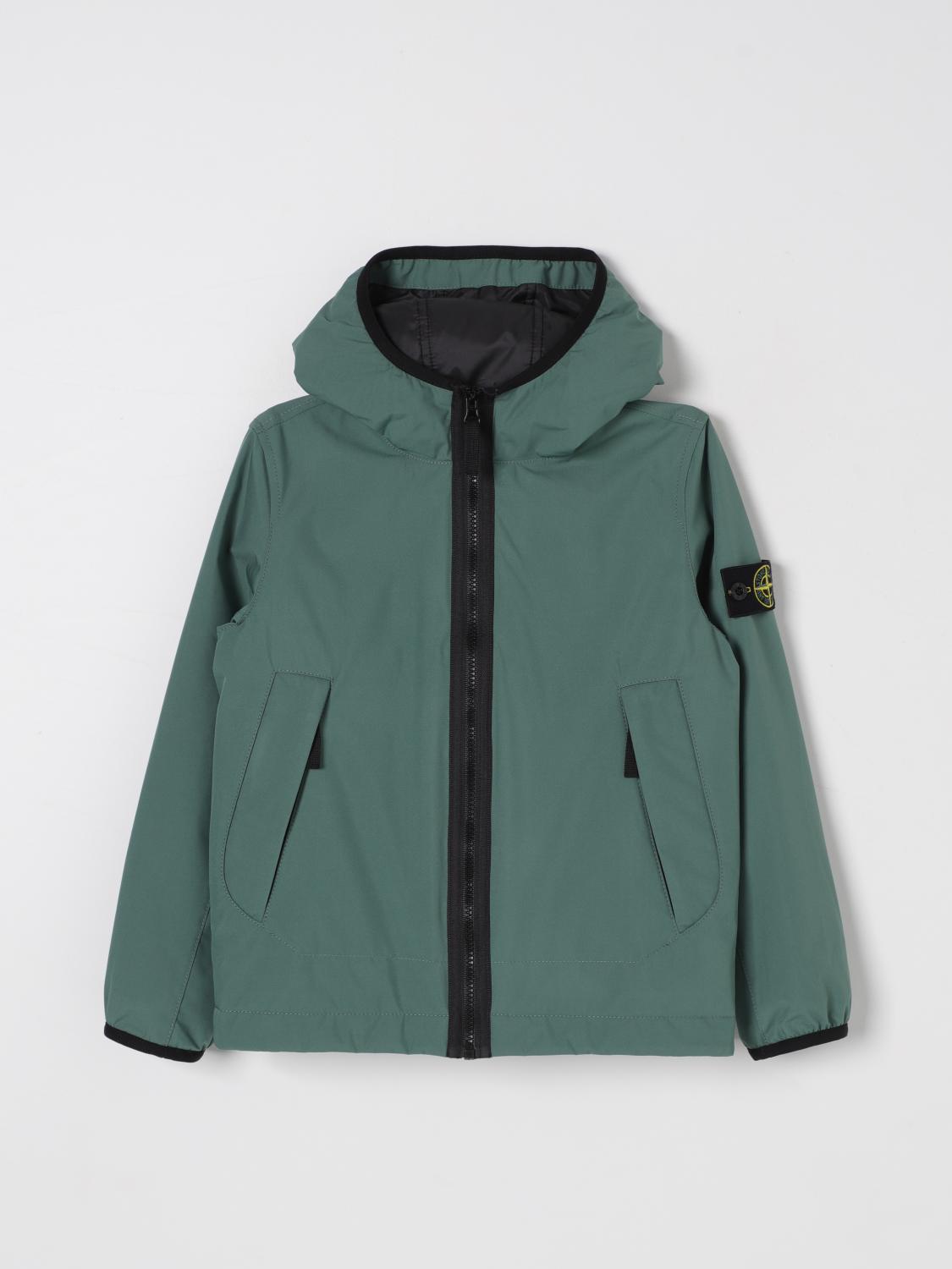 STONE ISLAND JUNIOR JACKET: Jacket kids Stone Island Junior, Sage - Img 1