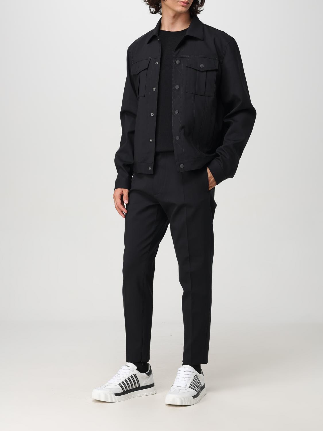 DSQUARED2 GIACCA: Giacca in lana vergine Dsquared2, Nero - Img 2