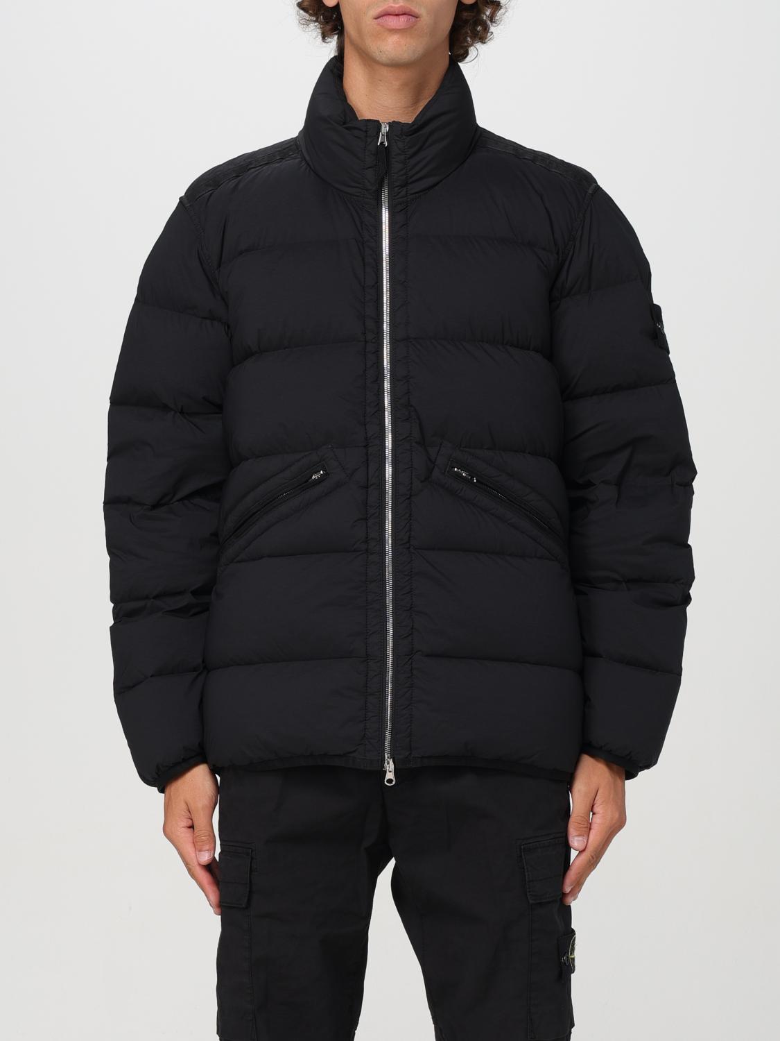 STONE ISLAND JACKE: Jacke herren Stone Island, Schwarz - Img 1