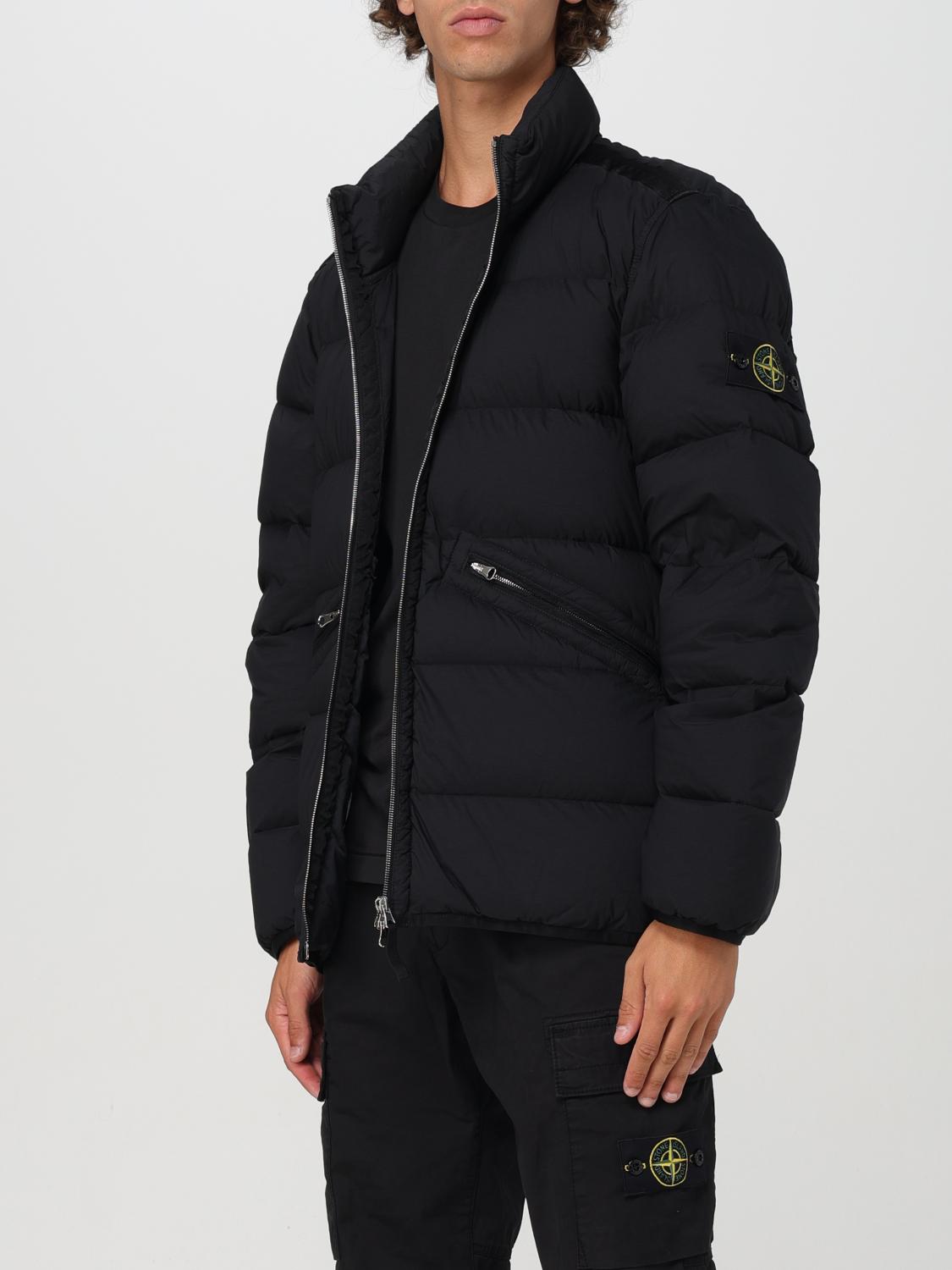 STONE ISLAND JACKE: Jacke herren Stone Island, Schwarz - Img 4