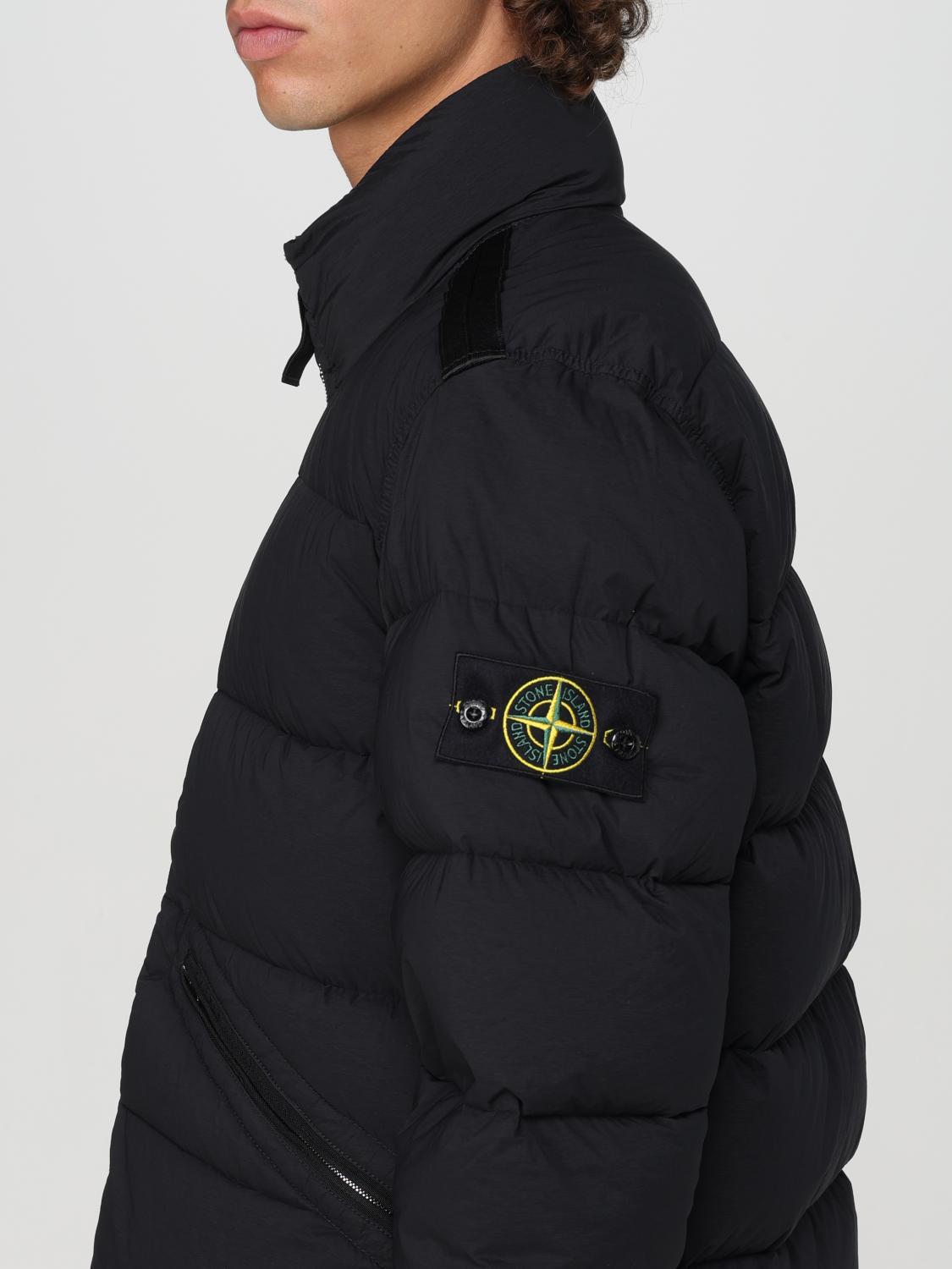 STONE ISLAND JACKE: Jacke herren Stone Island, Schwarz - Img 5