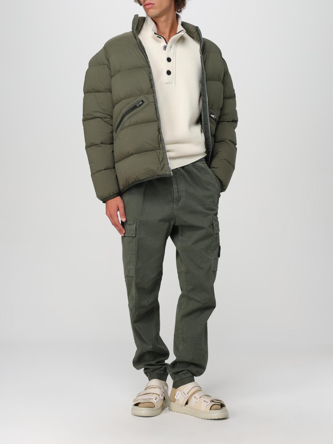 STONE ISLAND ジャケット: ジャケット メンズ Stone Island, モスグリーン - Img 2