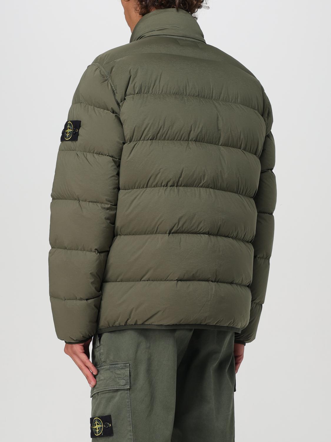 STONE ISLAND ジャケット: ジャケット メンズ Stone Island, モスグリーン - Img 3