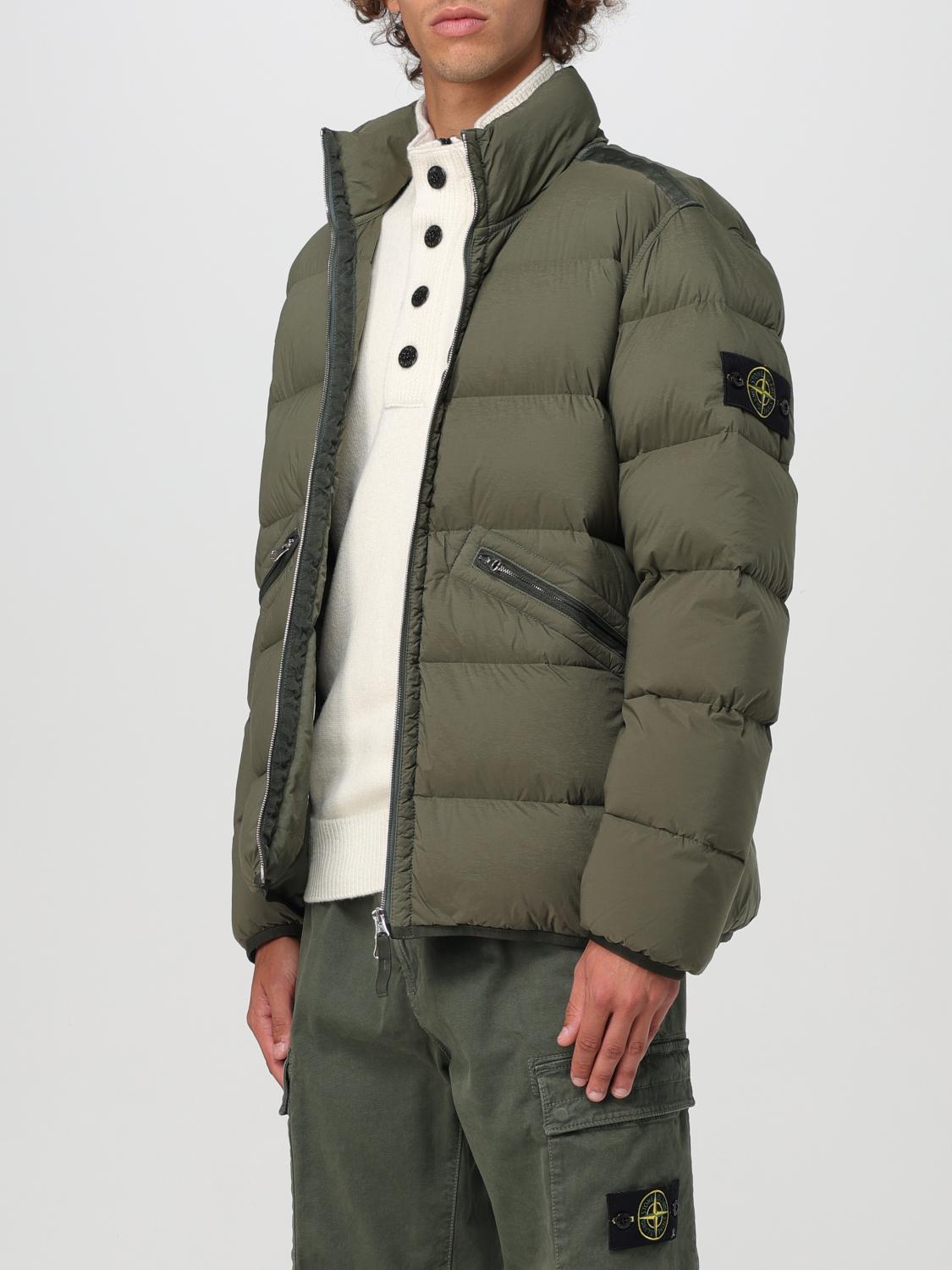 STONE ISLAND ジャケット: ジャケット メンズ Stone Island, モスグリーン - Img 4