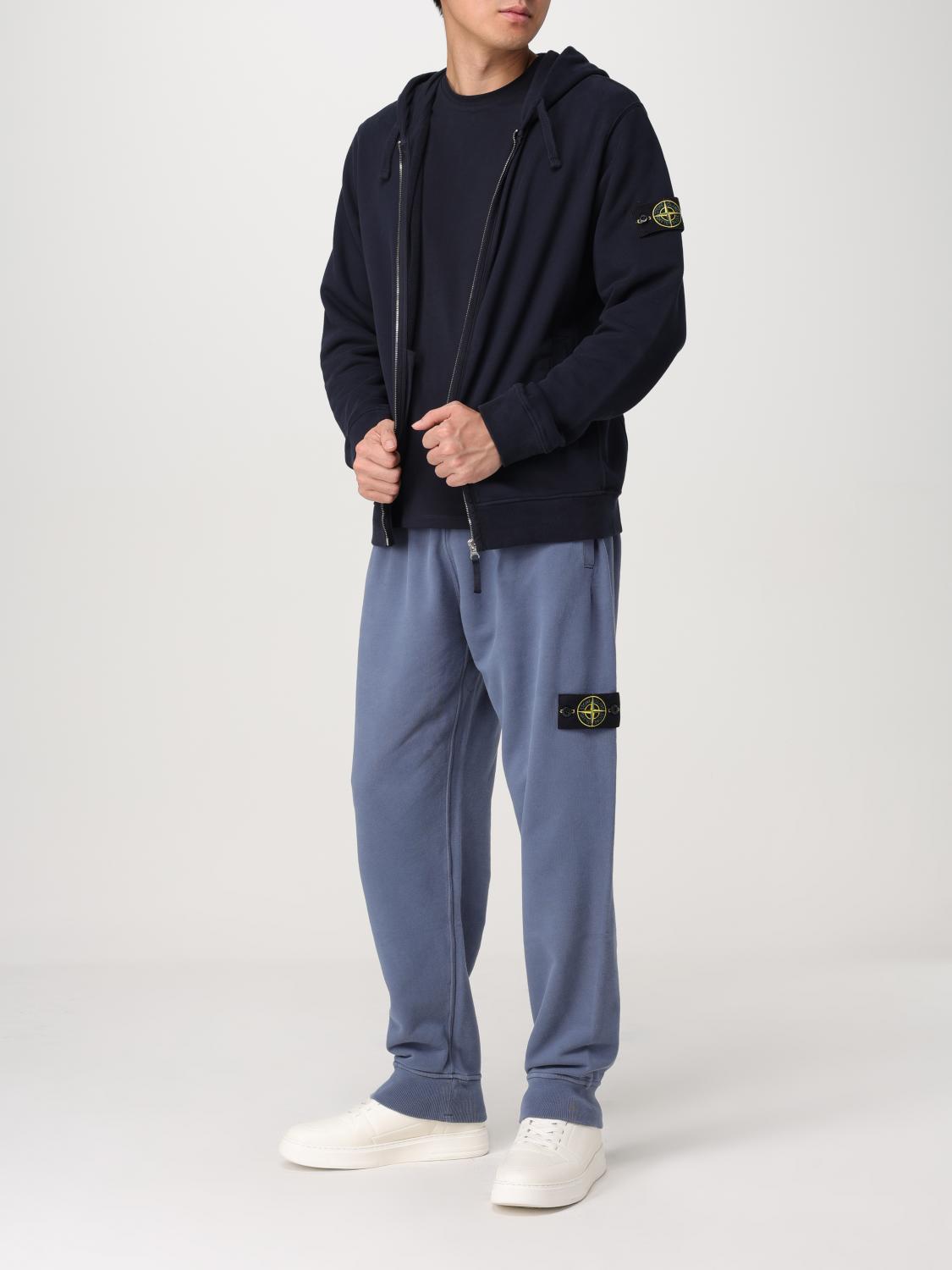 STONE ISLAND PANTS: Pants men Stone Island, Blue - Img 2