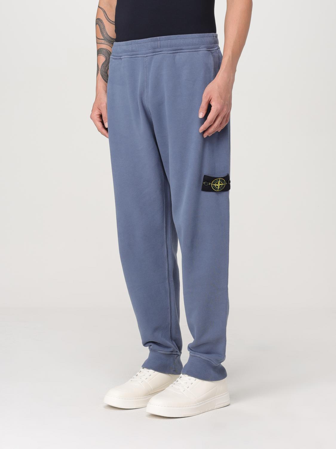 STONE ISLAND PANTS: Pants men Stone Island, Blue - Img 4
