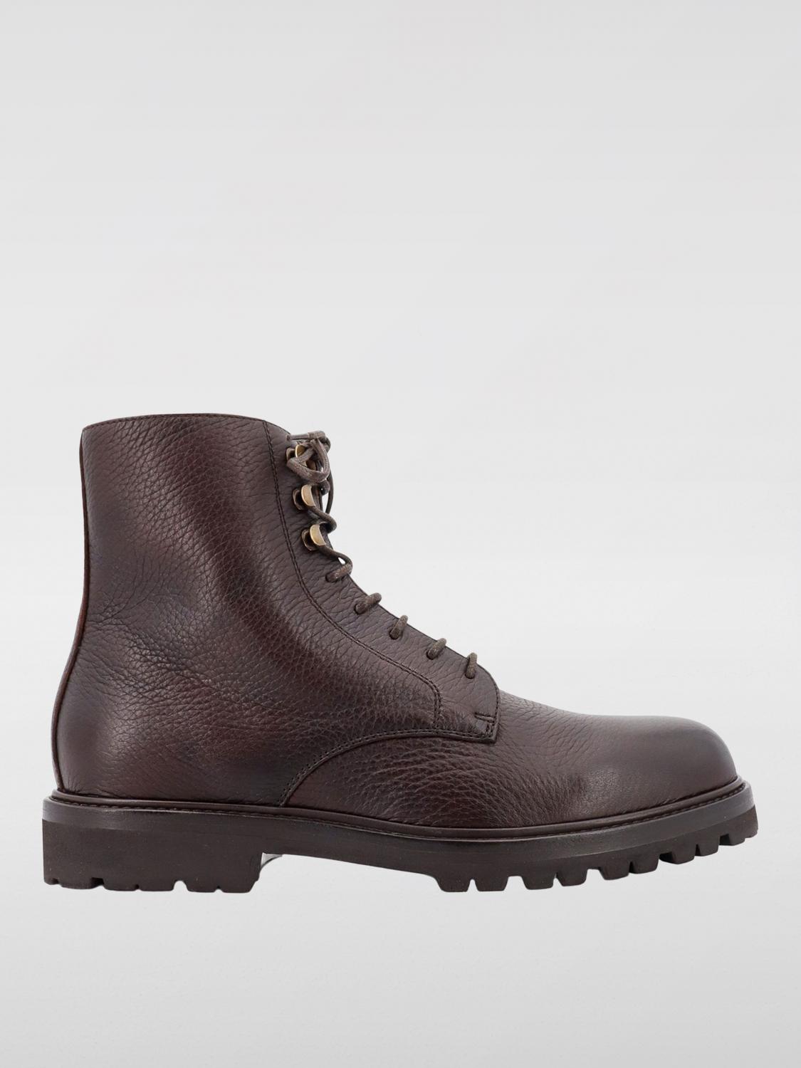 BRUNELLO CUCINELLI 短靴: 短靴 男士 Brunello Cucinelli, 棕色 - Img 1
