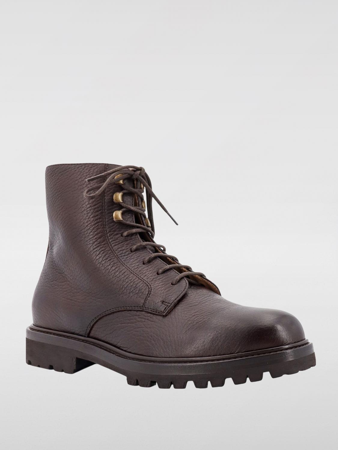 BRUNELLO CUCINELLI 短靴: 短靴 男士 Brunello Cucinelli, 棕色 - Img 2