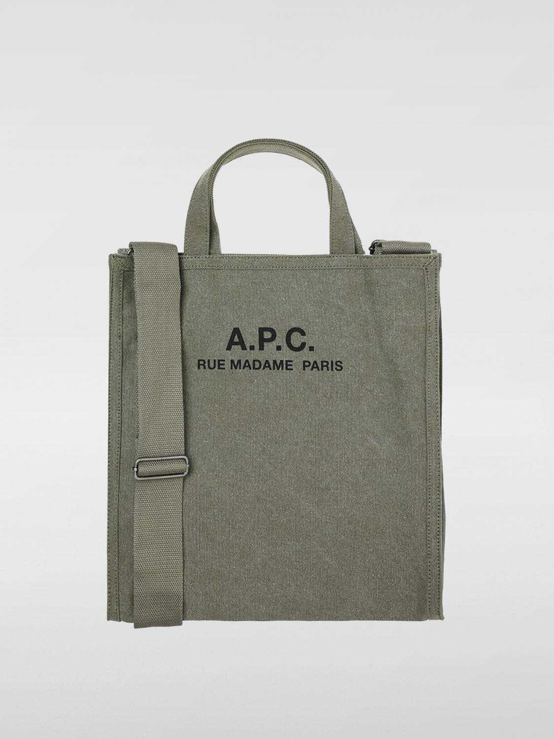 A.P.C. SHOULDER BAG: Bags men A.P.C., Green - Img 1
