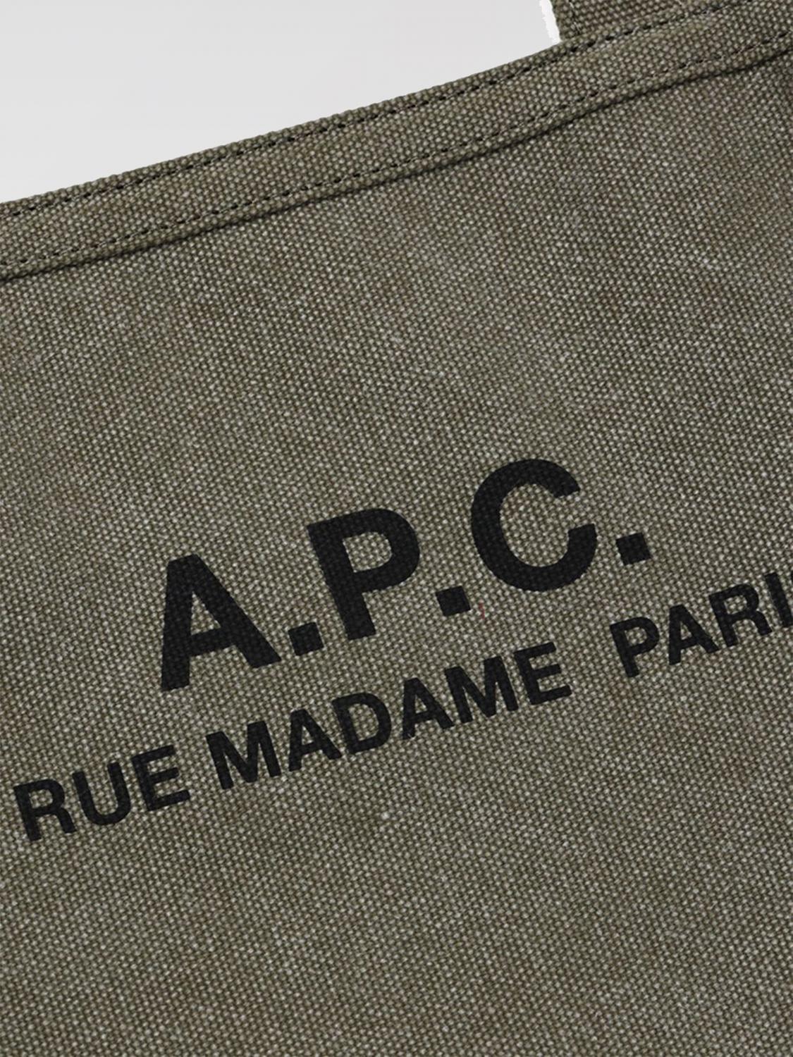 A.P.C. SHOULDER BAG: Bags men A.P.C., Green - Img 4