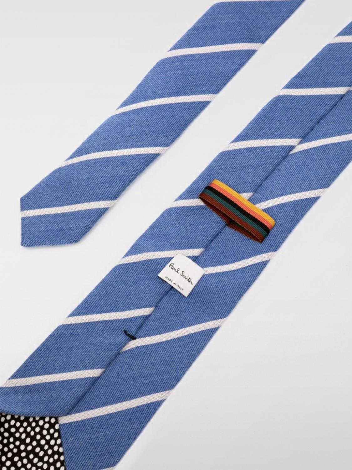 PAUL SMITH TIE: Tie men Paul Smith, Blue - Img 2