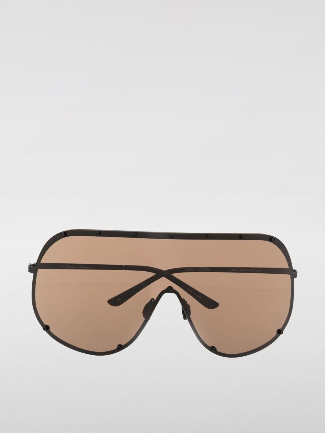 RICK OWENS SUNGLASSES: Sunglasses men Rick Owens, Black - Img 2