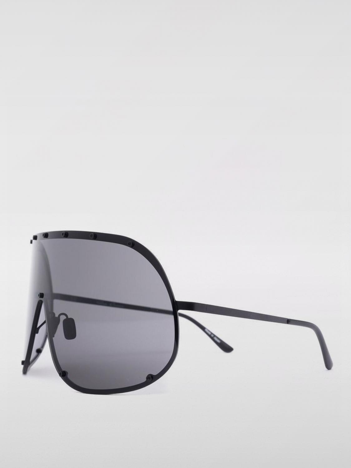 RICK OWENS СОЛНЦЕЗАЩИТНЫЕ ОЧКИ: Солнцезащитные очки Мужское Rick Owens, Черный 1 - Img 1