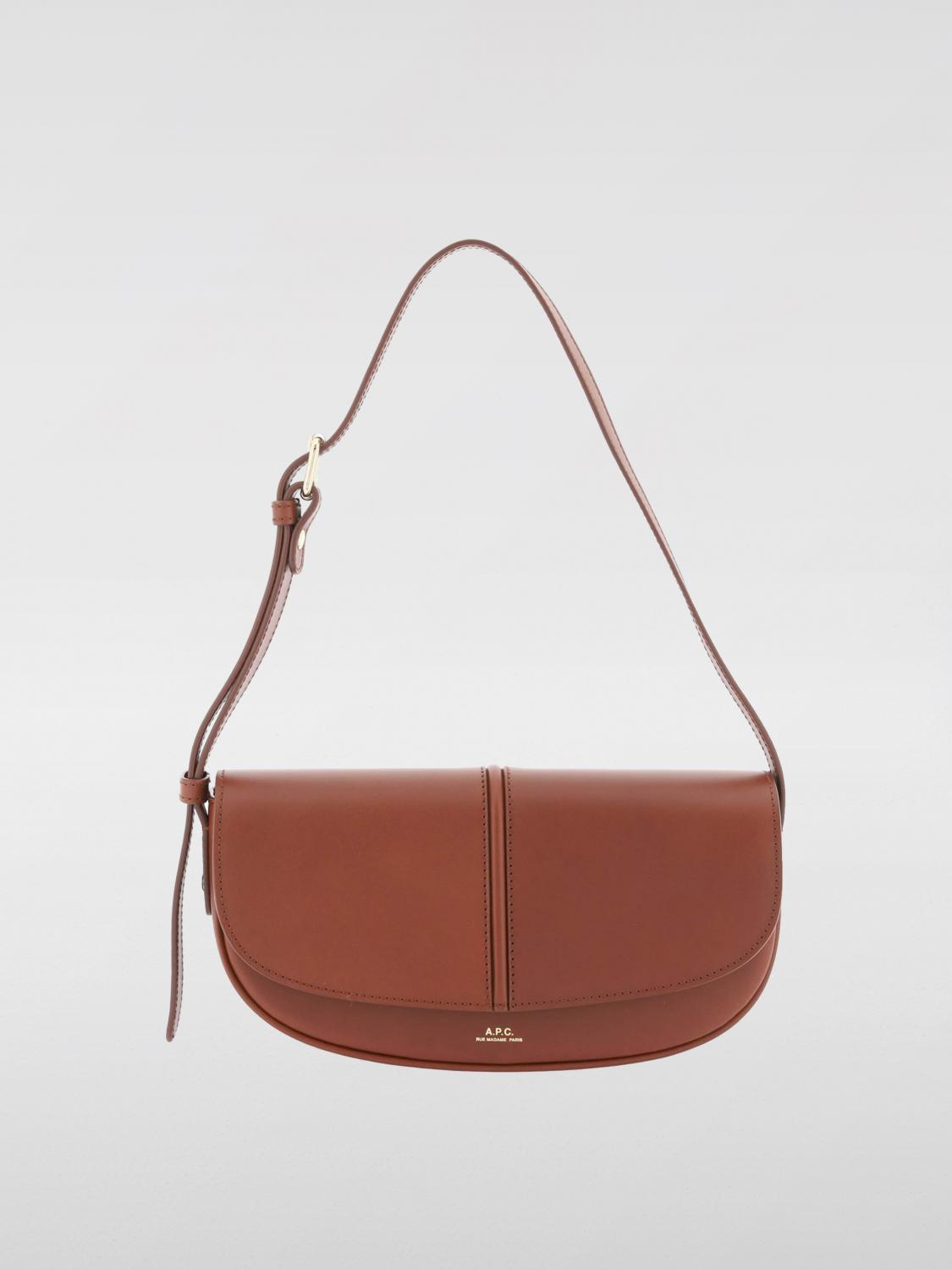 A.P.C. BOLSO DE HOMBRO: Bolso de hombro mujer A.P.C., Marrón - Img 1