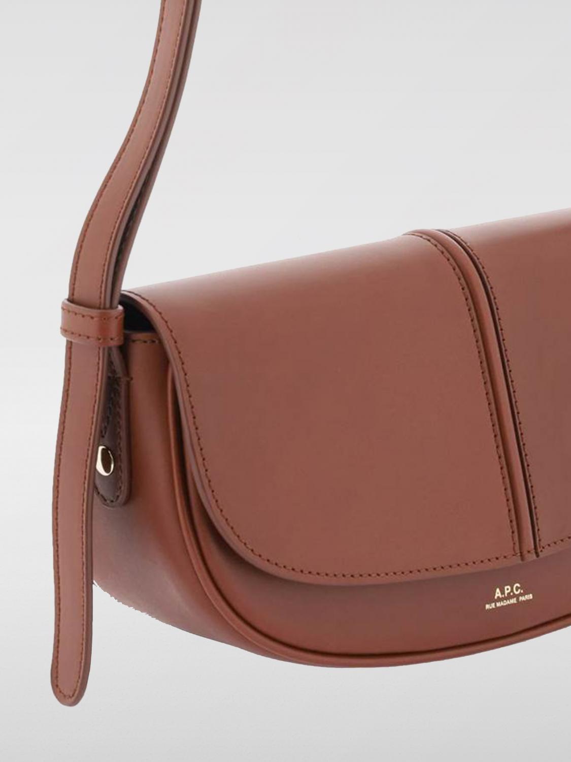 A.P.C. BOLSO DE HOMBRO: Bolso de hombro mujer A.P.C., Marrón - Img 3