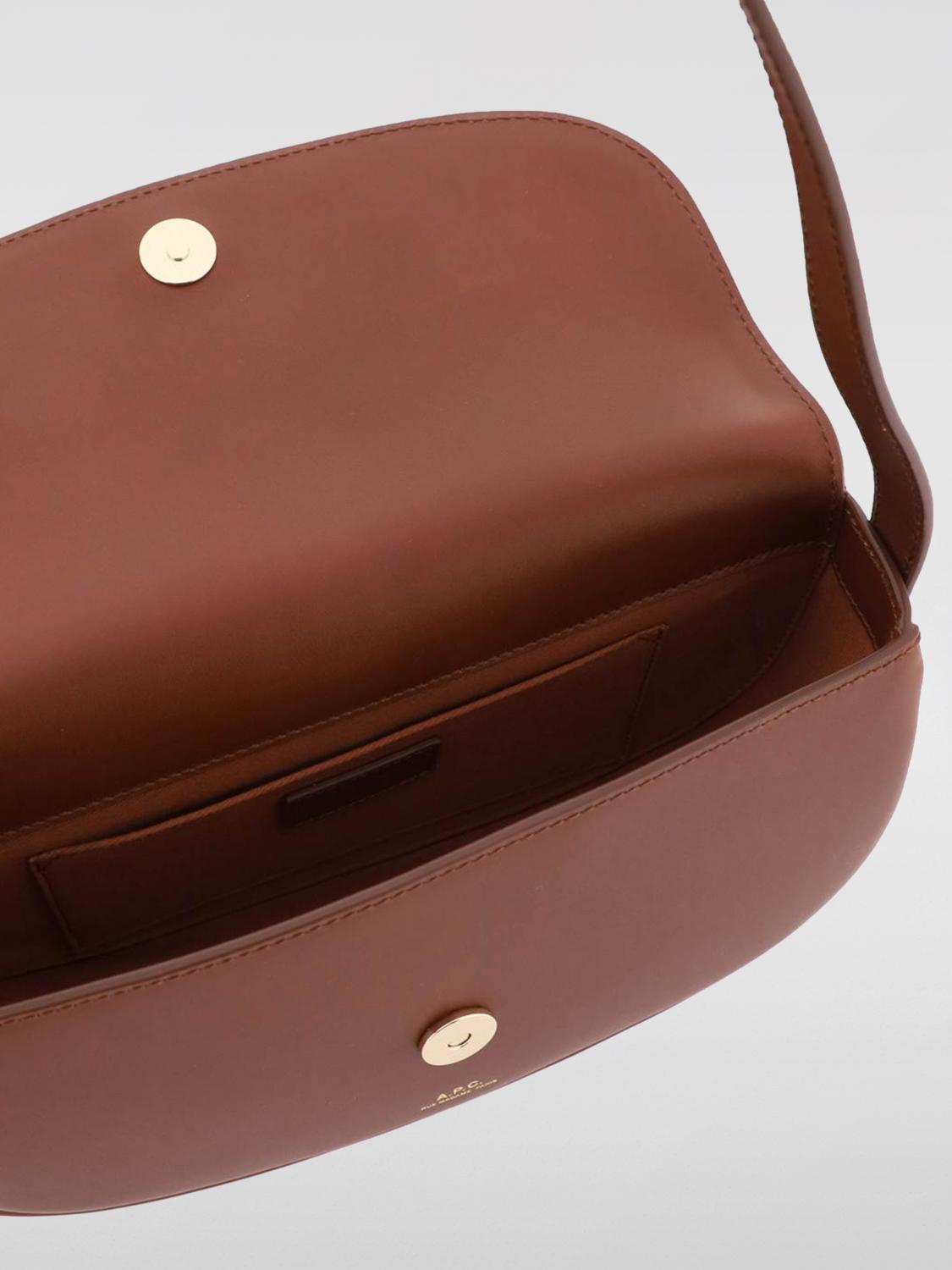 A.P.C. BOLSO DE HOMBRO: Bolso de hombro mujer A.P.C., Marrón - Img 4