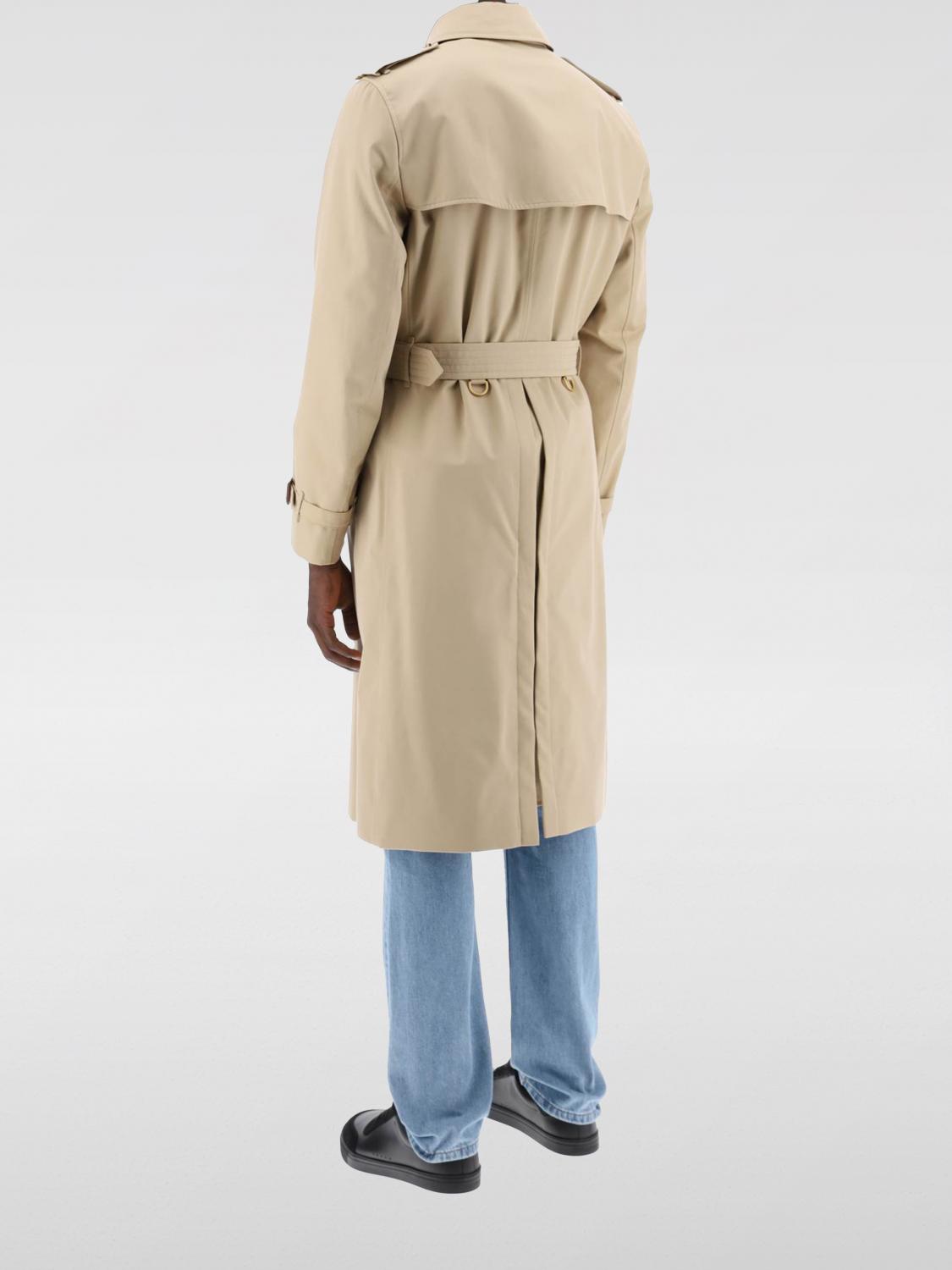 BURBERRY JACKET: Burberry cotton trench coat, Honey - Img 2