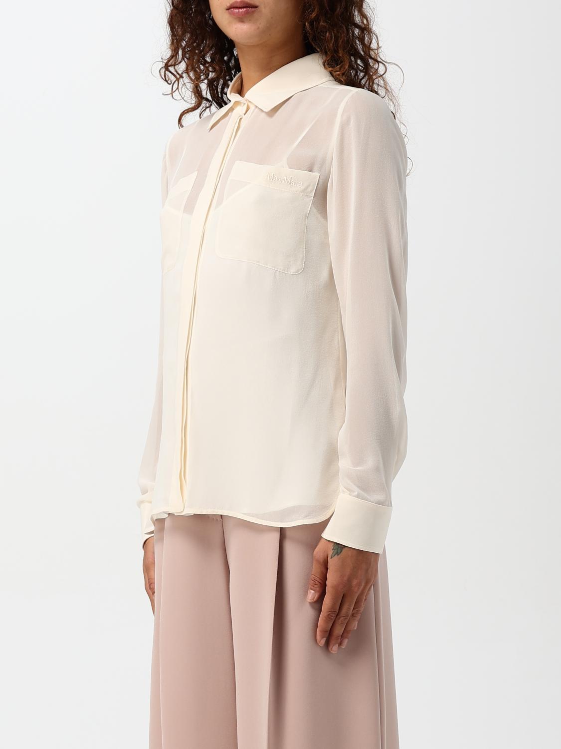 MAX MARA SHIRT: Shirt woman Max Mara, White - Img 3