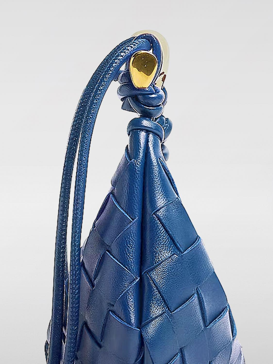 BOTTEGA VENETA MINI BOLSO: Bolso de mano mujer Bottega Veneta, Azul Oscuro - Img 3