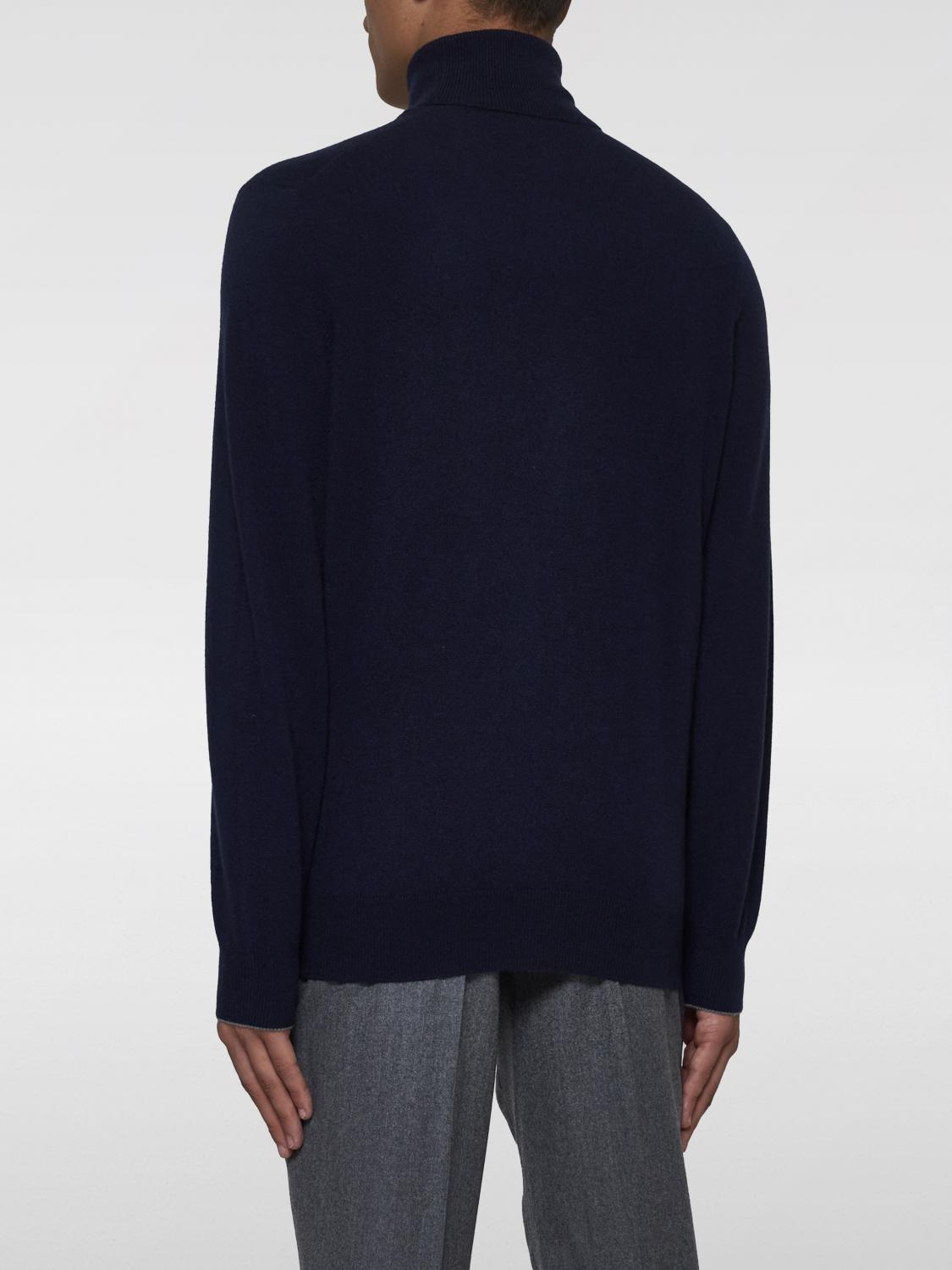 BRUNELLO CUCINELLI PULLOVER: Pullover herren Brunello Cucinelli, Blau - Img 2