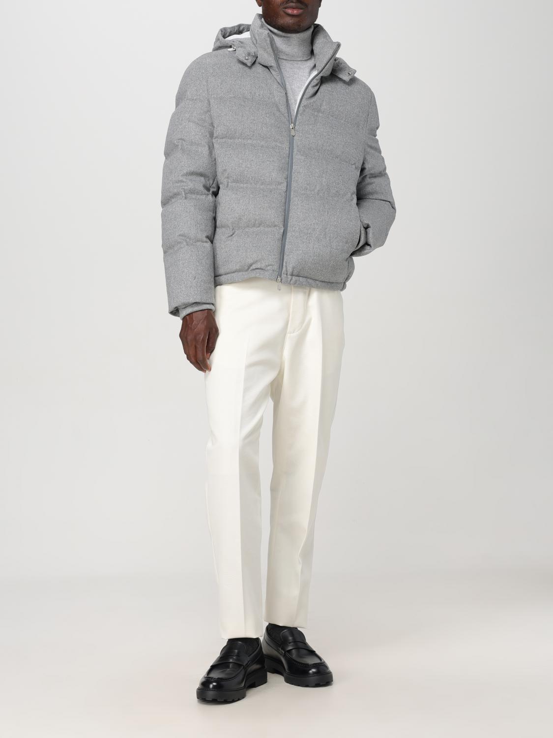 BRUNELLO CUCINELLI PULLOVER: Pullover herren Brunello Cucinelli, Grau - Img 2