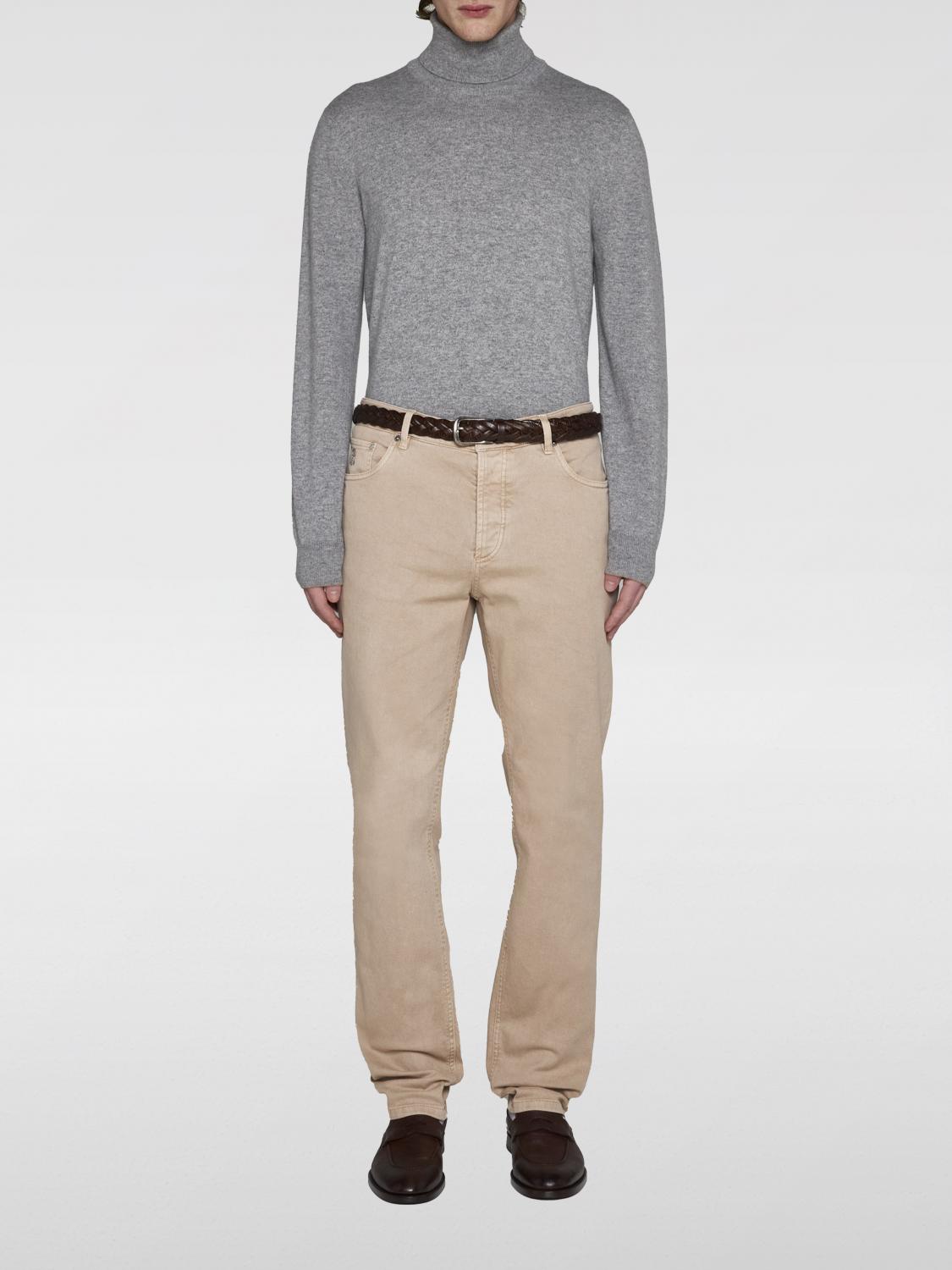 BRUNELLO CUCINELLI SWEATER: Sweater men Brunello Cucinelli, Ivory - Img 2