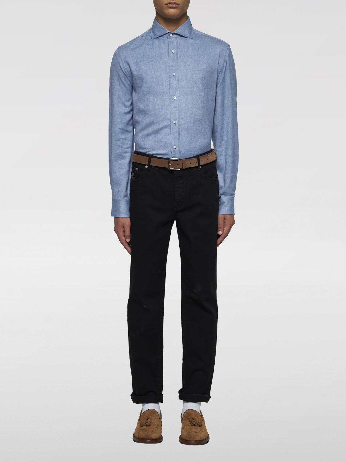 BRUNELLO CUCINELLI HOSE: Baumwollhose Brunello Cucinelli, Schwarz - Img 2