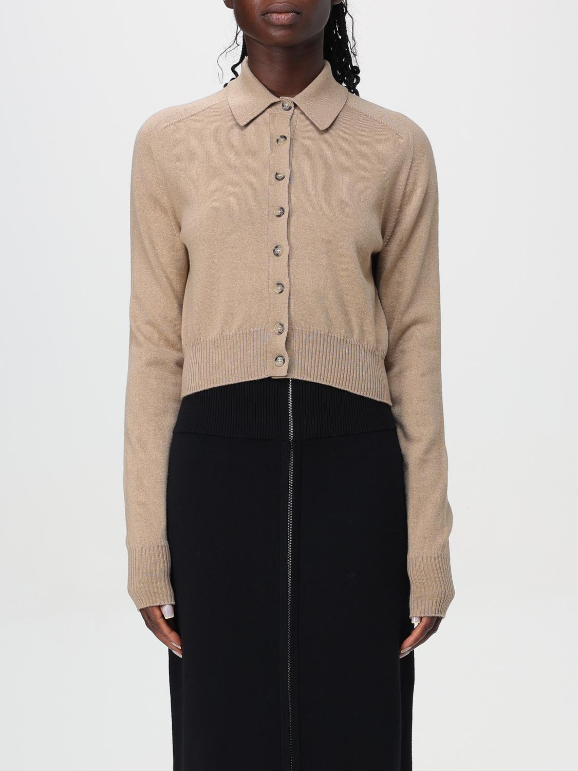 SPORTMAX CÁRDIGAN: Jersey mujer Sportmax, Marrón - Img 1