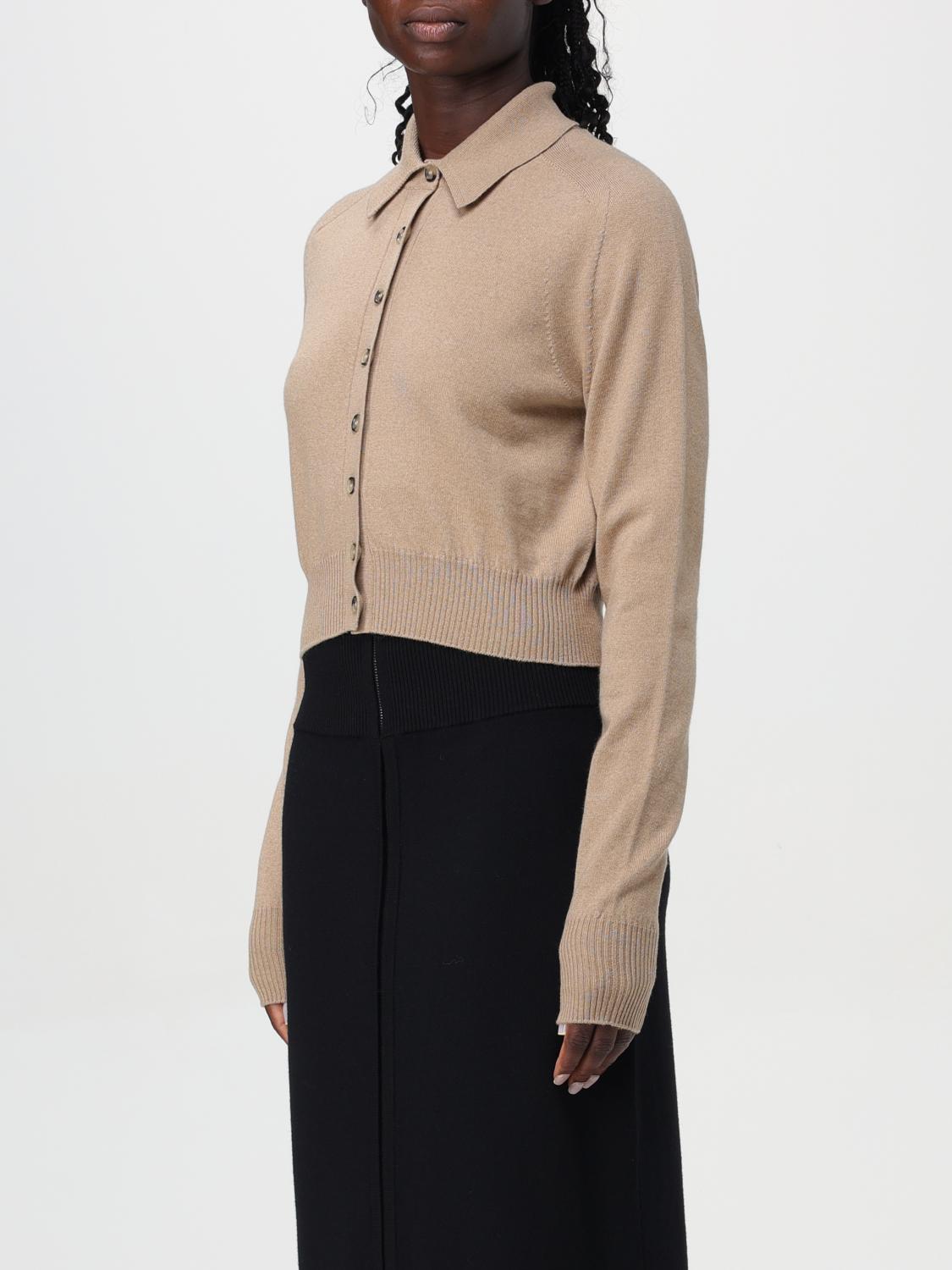 SPORTMAX CÁRDIGAN: Jersey mujer Sportmax, Marrón - Img 4