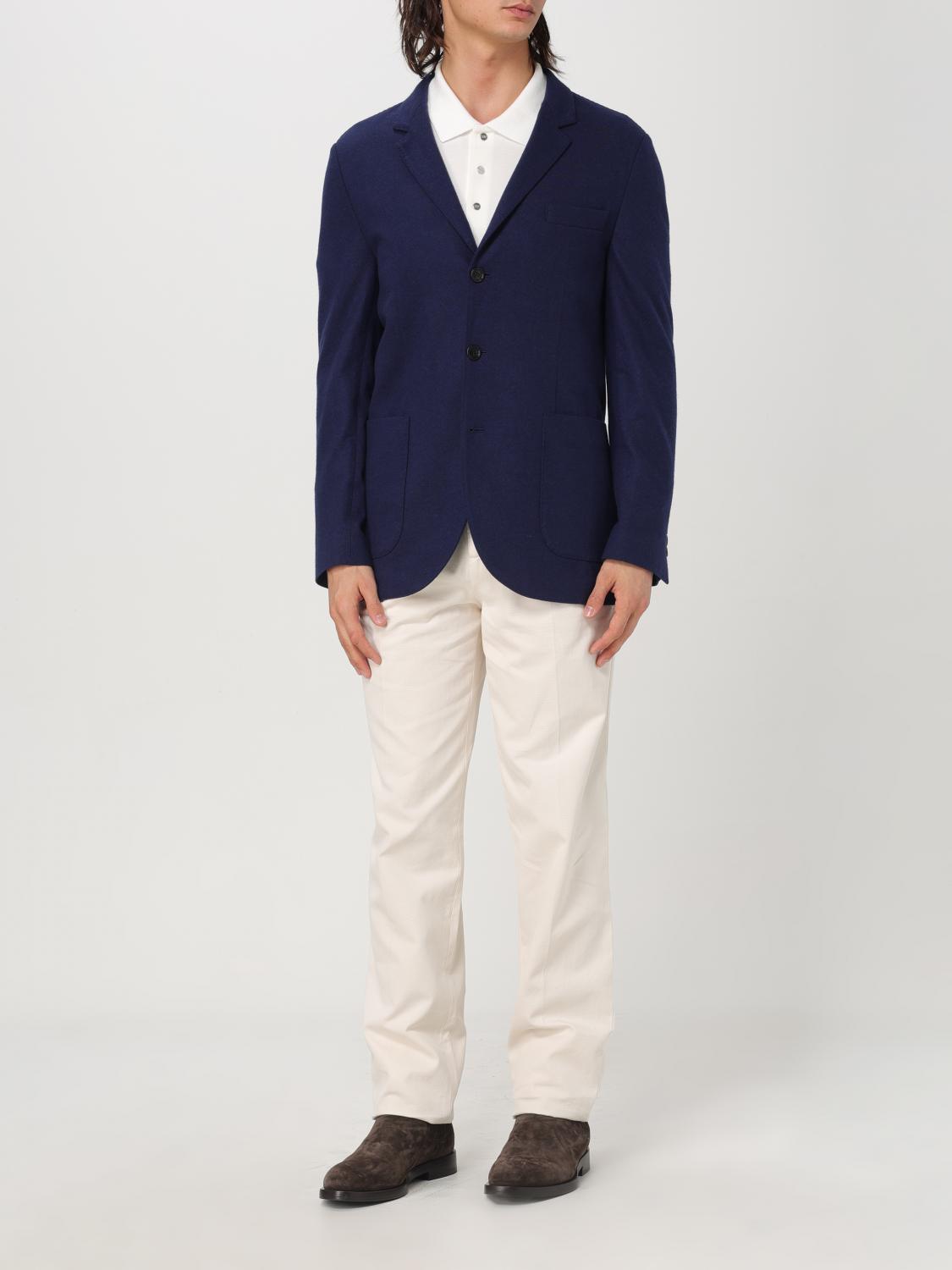 BRUNELLO CUCINELLI 裤子: 裤子 男士 Brunello Cucinelli, 白色 - Img 2