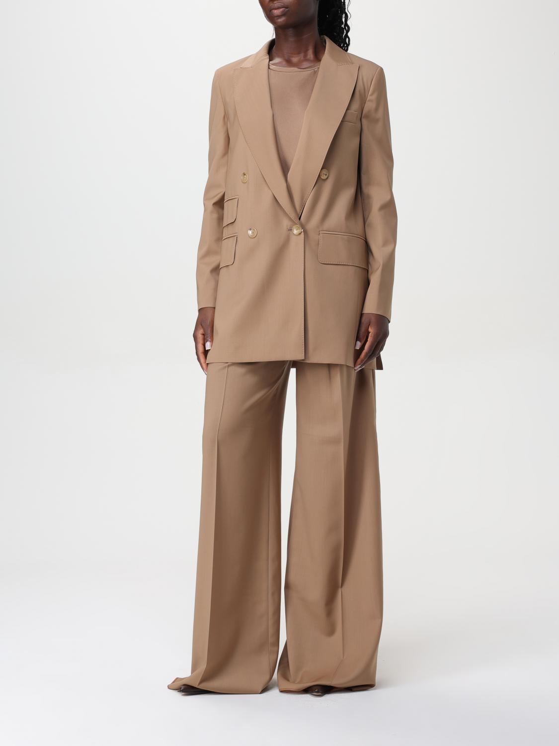 'S MAX MARA T-SHIRTS: T-shirt basic Rebecca 's Max Mara, Marrone - Img 2