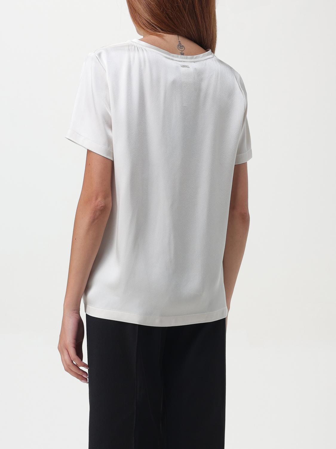 'S MAX MARA T-SHIRTS: T-shirt basic Rebecca 's Max Mara, Avorio - Img 3