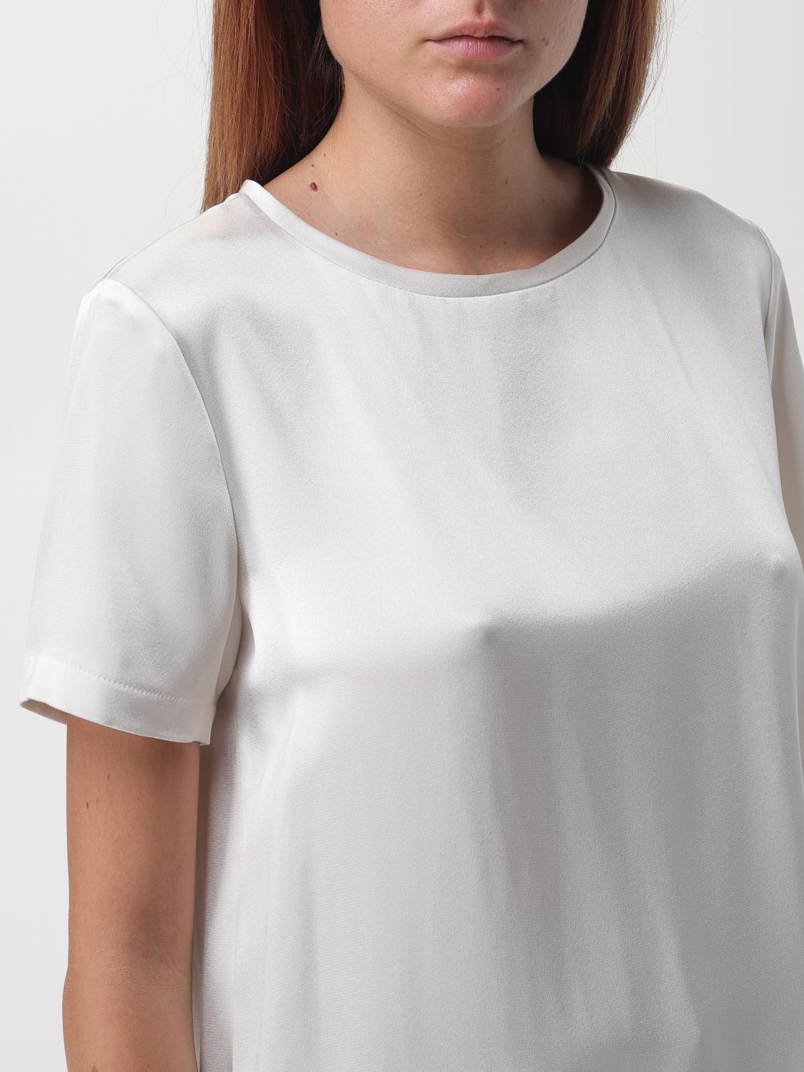 'S MAX MARA T-SHIRTS: T-shirt basic Rebecca 's Max Mara, Avorio - Img 5
