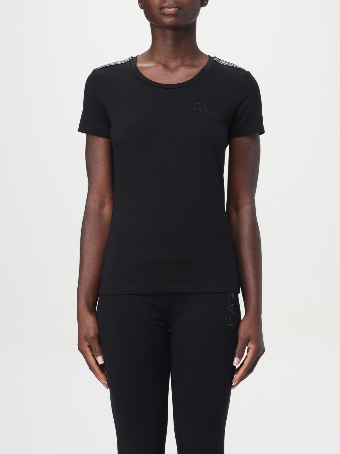 EA7 CAMISETA: Camiseta mujer Ea7, Negro - Img 1