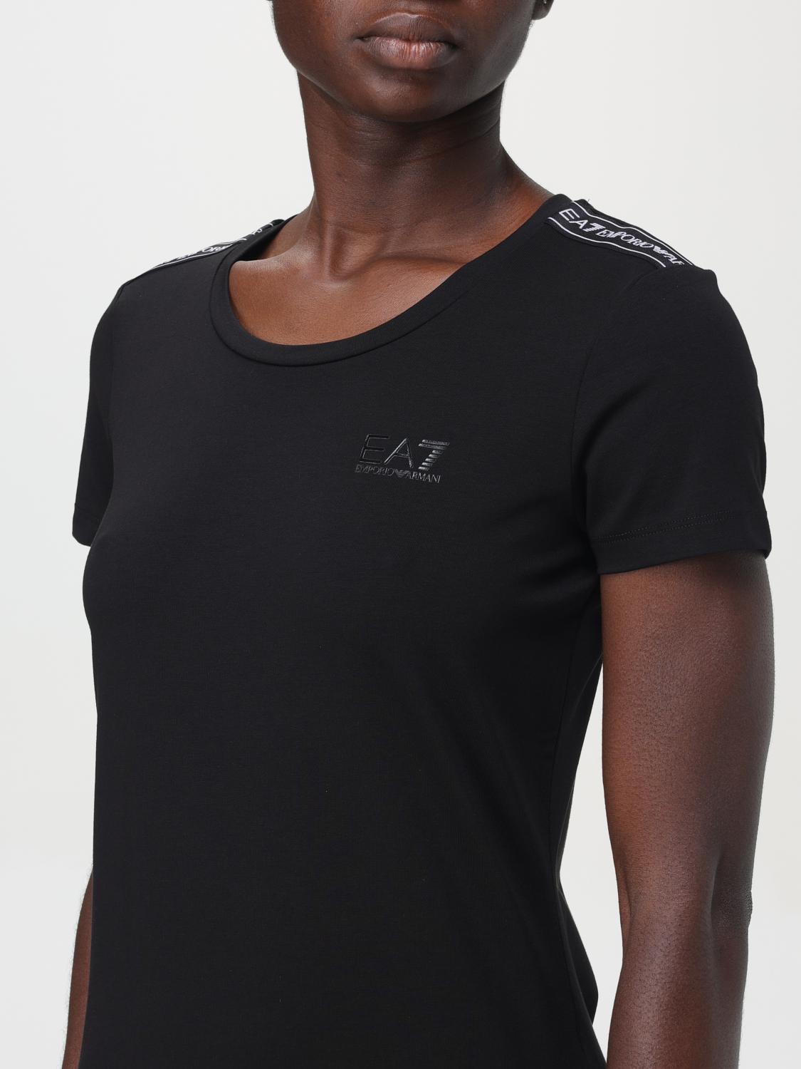 EA7 CAMISETA: Camiseta mujer Ea7, Negro - Img 3