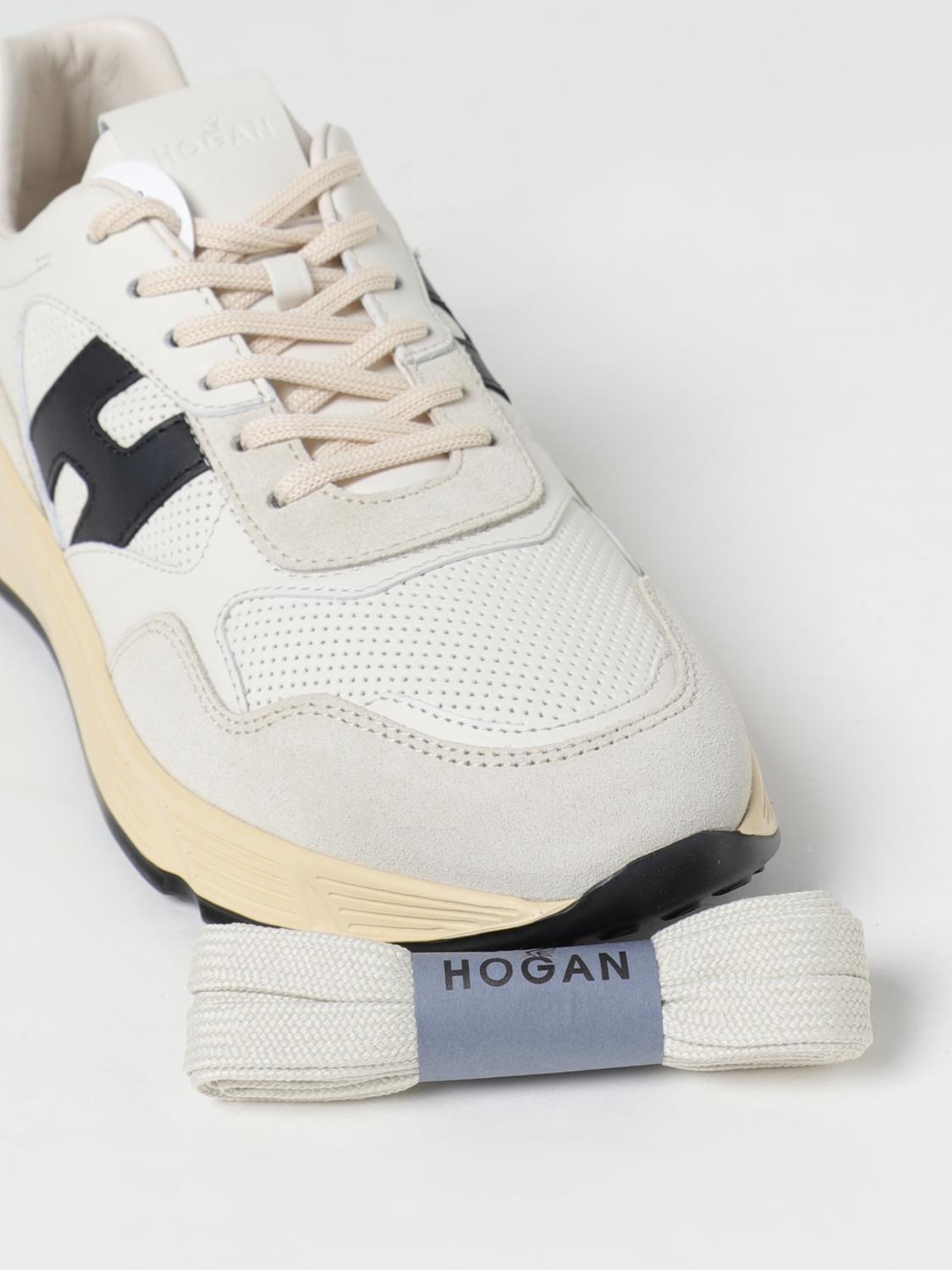 HOGAN SNEAKERS: Sneakers Hyperlight Hogan in pelle , Bianco 1 - Img 4