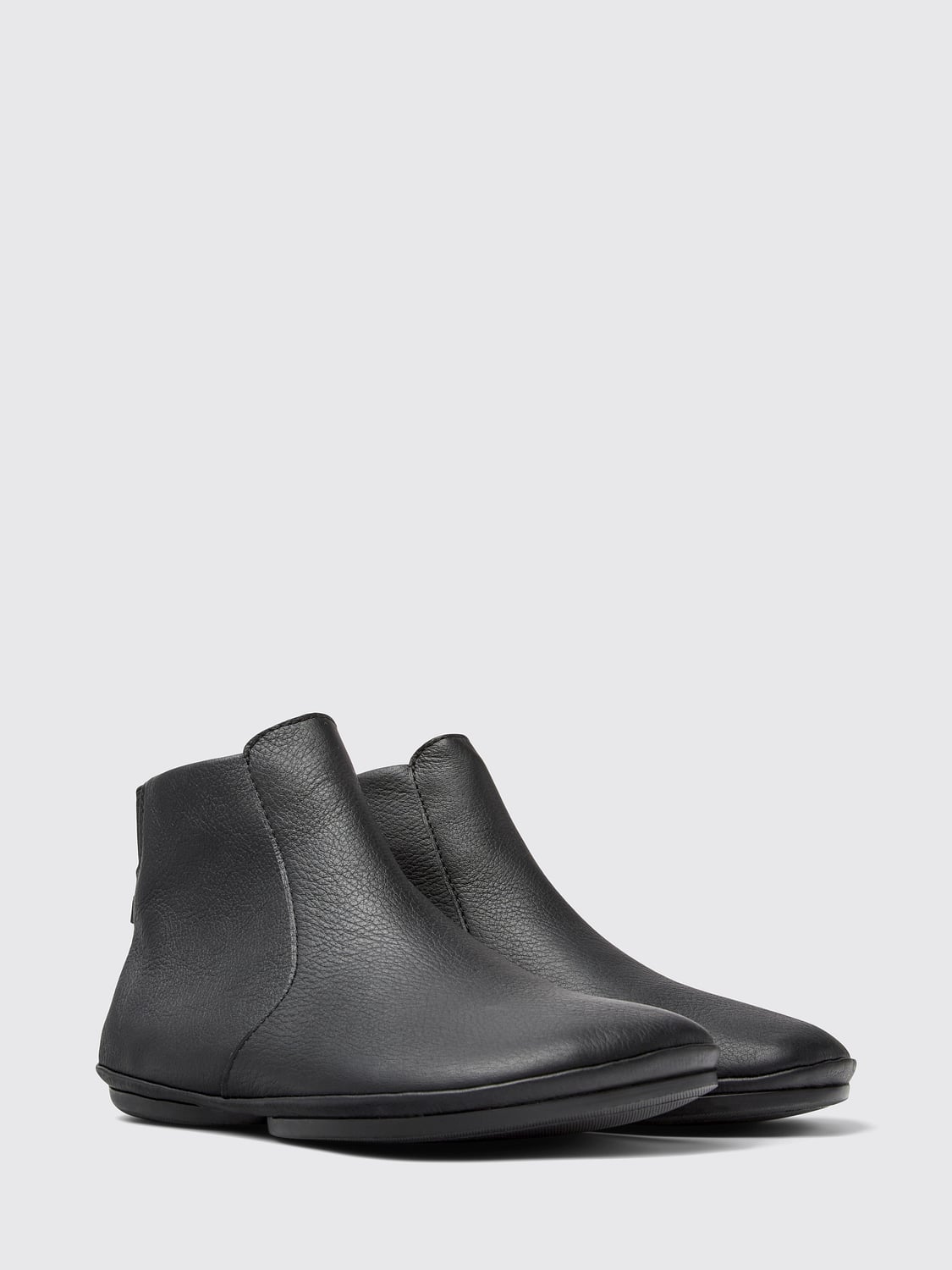 CAMPER FLACHE STIEFELETTEN: Flache stiefeletten damen Camper, Schwarz - Img 2