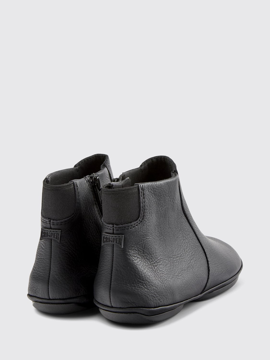 CAMPER FLACHE STIEFELETTEN: Flache stiefeletten damen Camper, Schwarz - Img 3