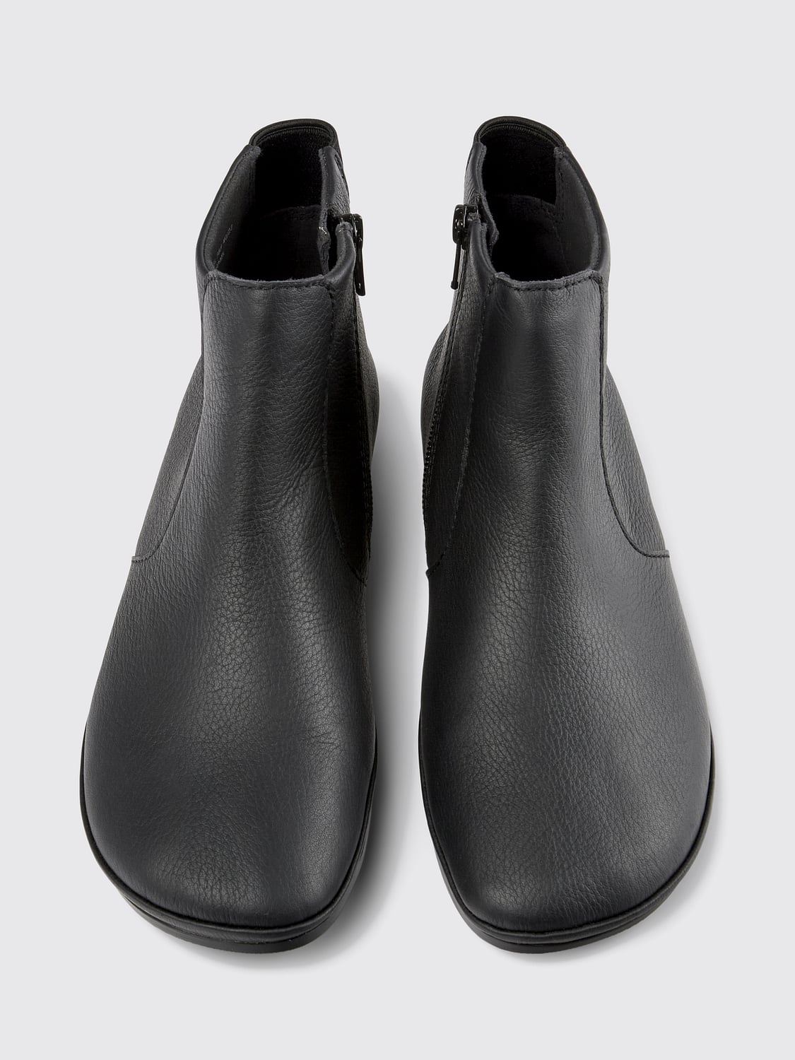 CAMPER FLACHE STIEFELETTEN: Flache stiefeletten damen Camper, Schwarz - Img 4