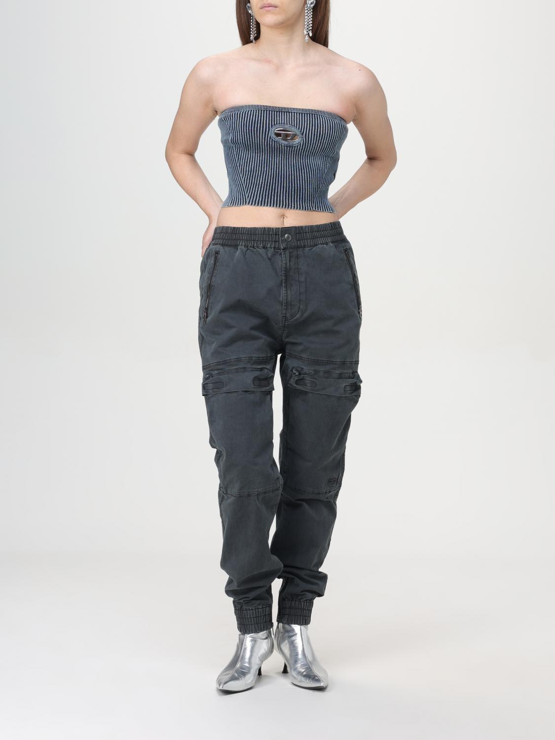 DIESEL TOP: Top damen Diesel, Denim - Img 2