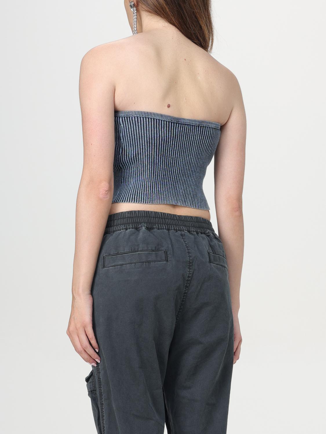 DIESEL TOP: Top damen Diesel, Denim - Img 3