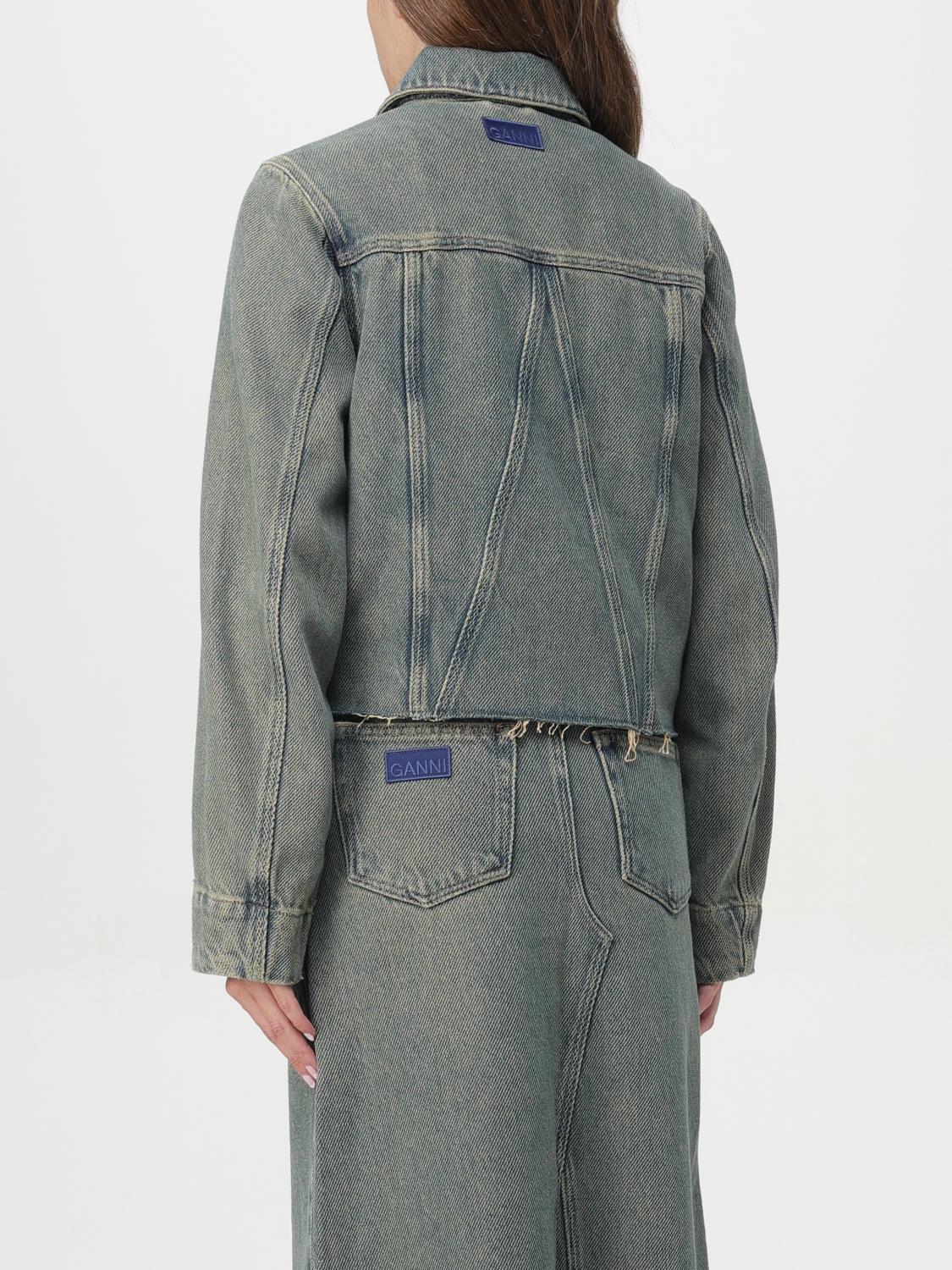 GANNI GIACCA: Giacca di jeans Ganni vintage, Blue - Img 3