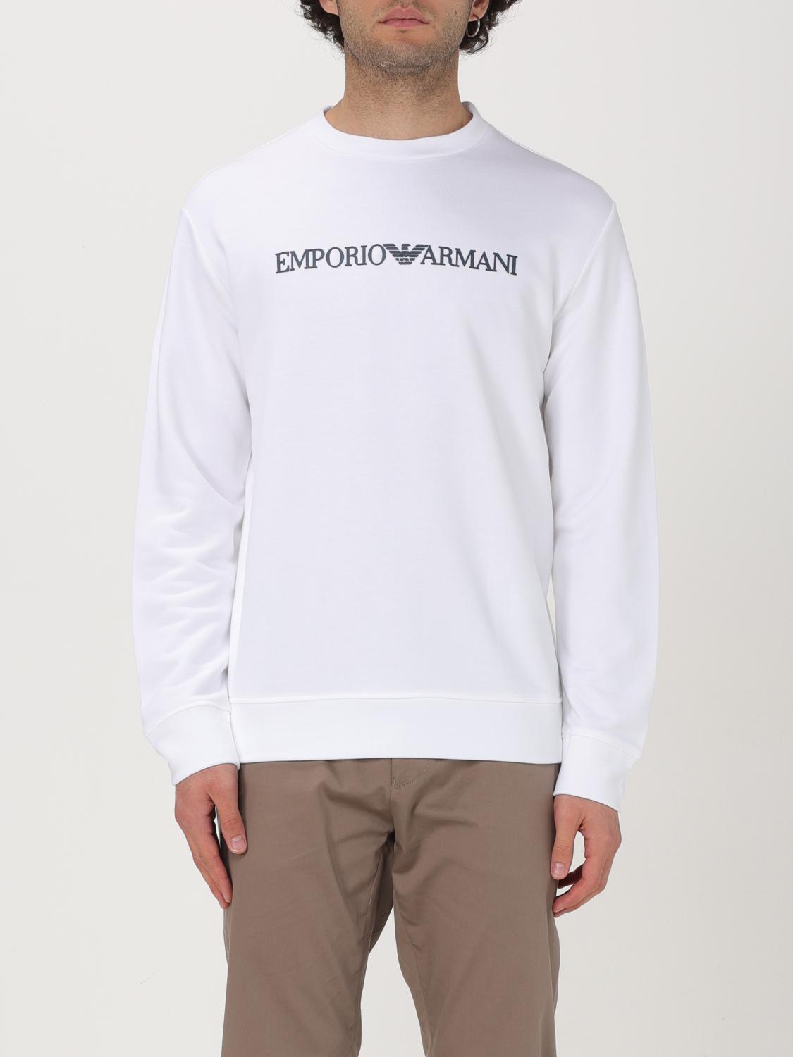 EMPORIO ARMANI SWEATSHIRT: Sweatshirt men Emporio Armani, White - Img 1