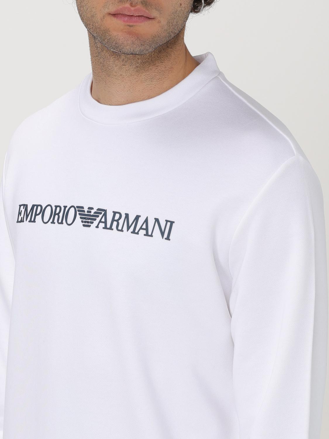 EMPORIO ARMANI SWEATSHIRT: Sweatshirt men Emporio Armani, White - Img 3