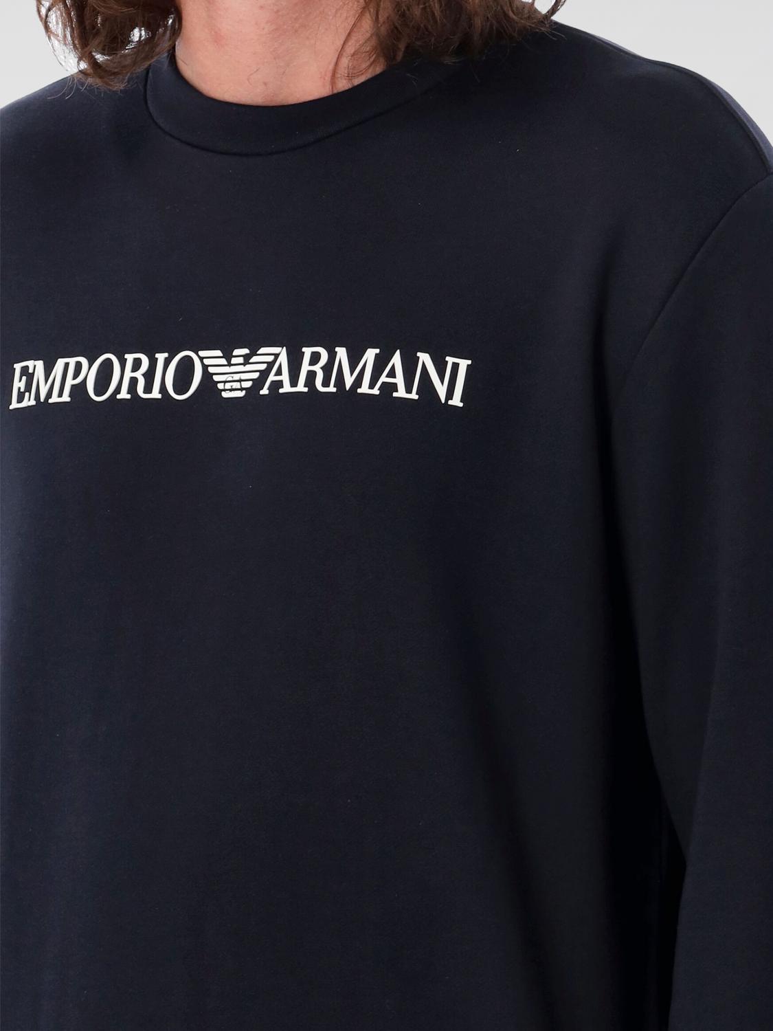 EMPORIO ARMANI SWEATSHIRT: Sweatshirt men Emporio Armani, Blue - Img 3