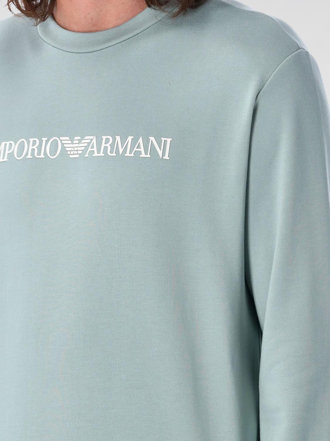 EMPORIO ARMANI SWEATSHIRT: Sweatshirt men Emporio Armani, Silver - Img 3