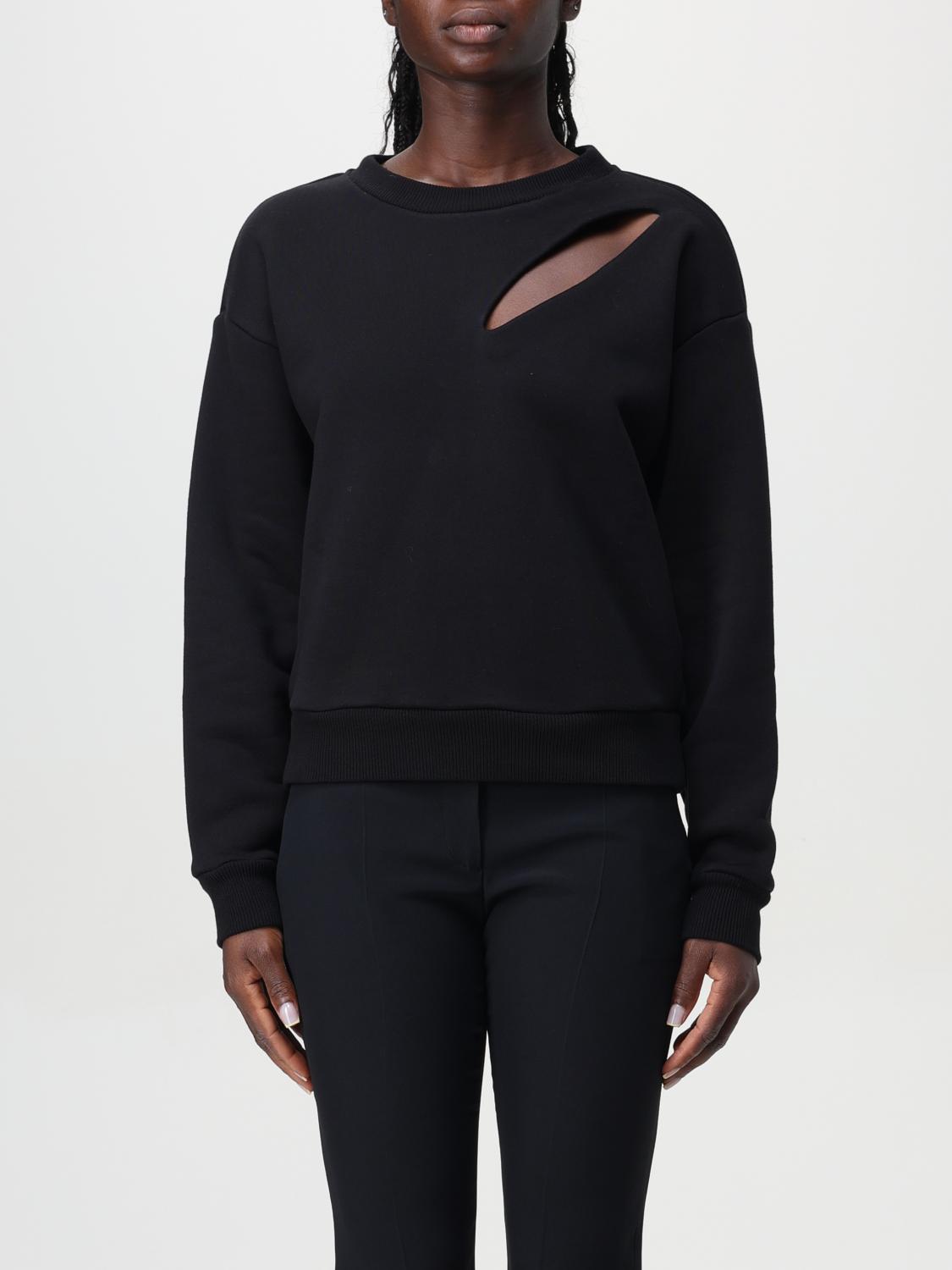 ALEXANDER MCQUEEN Sweater woman Black Alexander McQueen sweatshirt 794769QLAC8 online at GIGLIO.COM