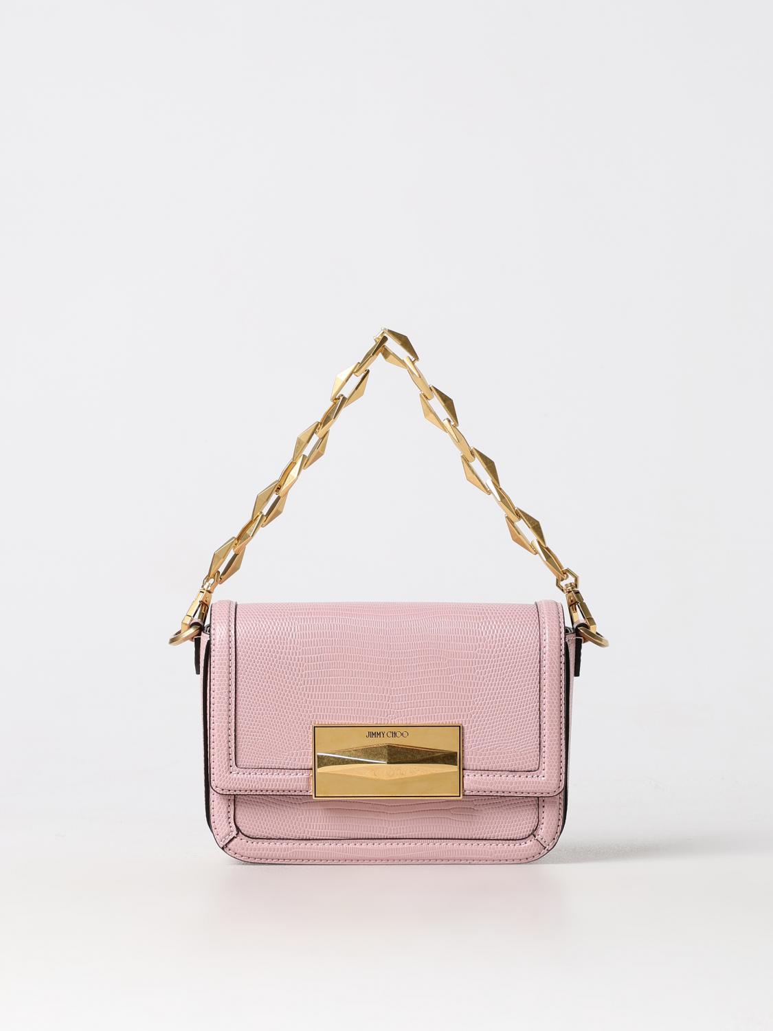 Jimmy Choo Mini bag woman - Pink | DIAMONDCROSSBODYHRB | GIGLIO.COM